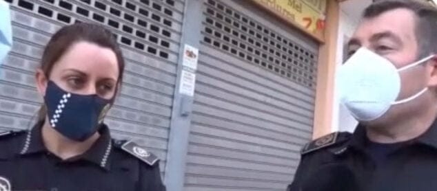 Imagen: Noemi y Estanislao, los agentes que atendieron al bebé