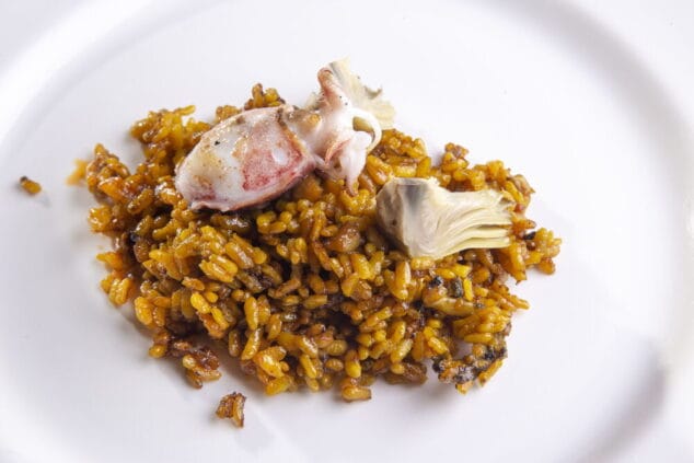 Imagen: Plato de arroz de La Perla de Jávea