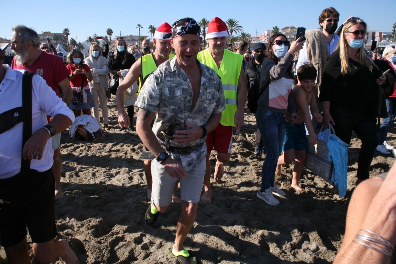 Primer baño del año 2022 en Xàbia