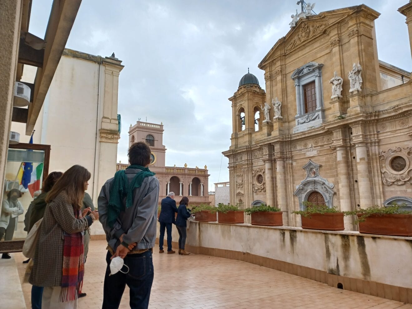 Profesores del IES Antoni Llidó en Sicilia