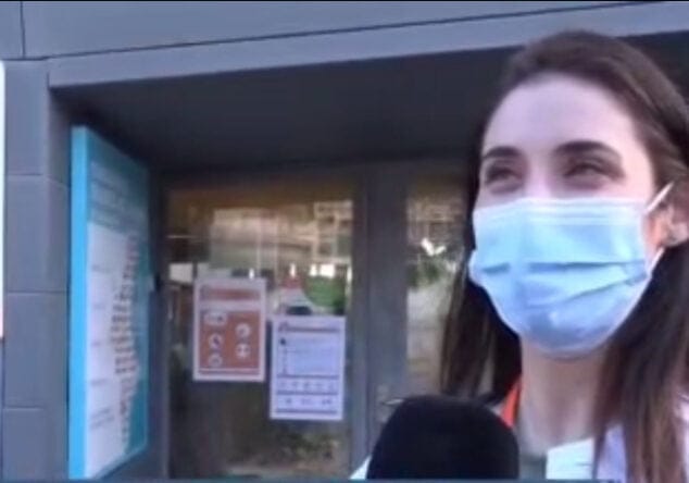 Imagen: Sara Giménez, doctora que atendió las dos Urgencias