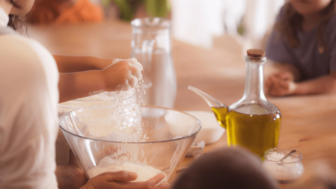 Aprendiendo a hacer pan casero