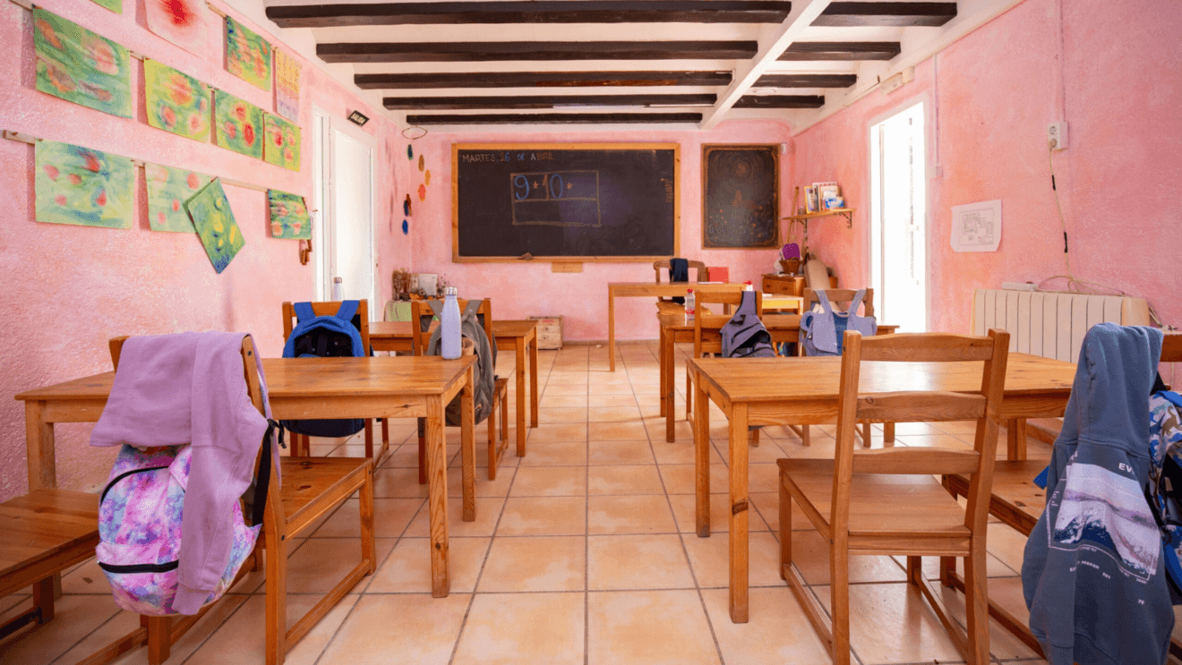 Aulas de Educación Infantil en la Escuela Internacional Waldorf El Montgó de Xàbia
