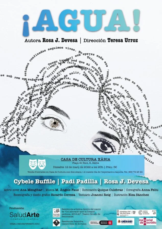 Imagen: Cartel de la obra teatral ¡Agua!