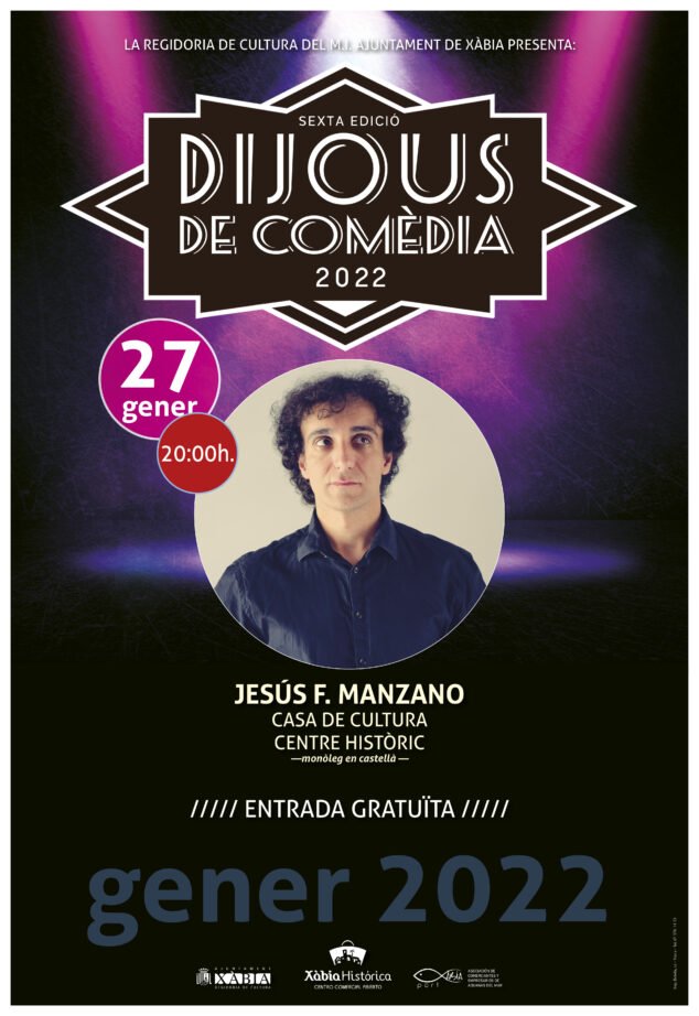 Imagen: Cartel Dijous de Comèdia Jesús Manzano 2022