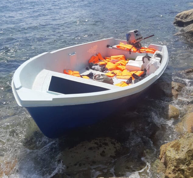 Imagen: Imagen de archivo de una patera