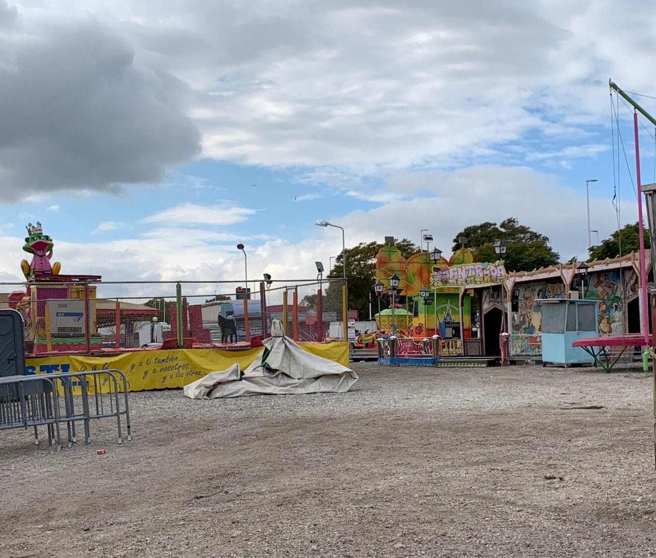 Feria de atracciones en Xàbia