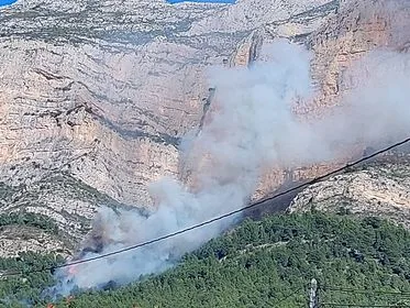 Incendio Montgó