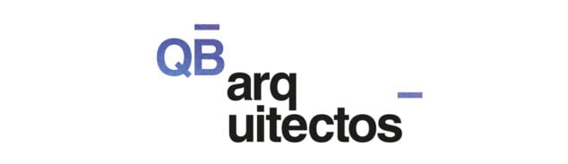 Imagen: Logo de entrada de QB arquitectos
