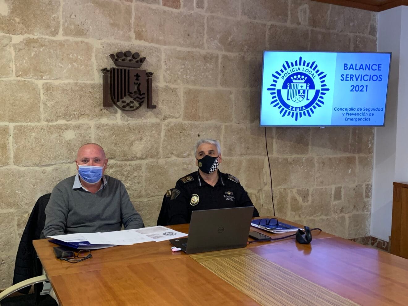 Presentación de la memoria anual de Servicios de la Policía Local de Xàbia