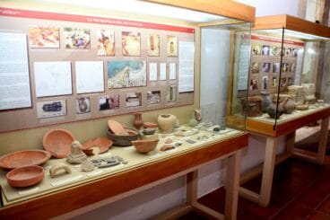 Restos hallados de la necrópolis del Montañar