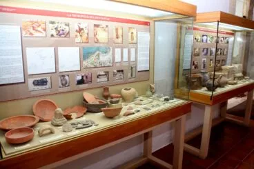 Restos hallados de la necrópolis del Montañar