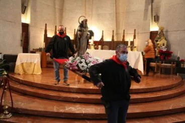 Traslado de la imagen de Sant Antoni en Duanes de la Mar (1)