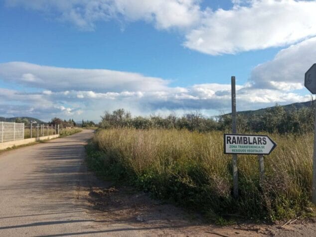 Imagen: Acceso a la zona de Ramblars