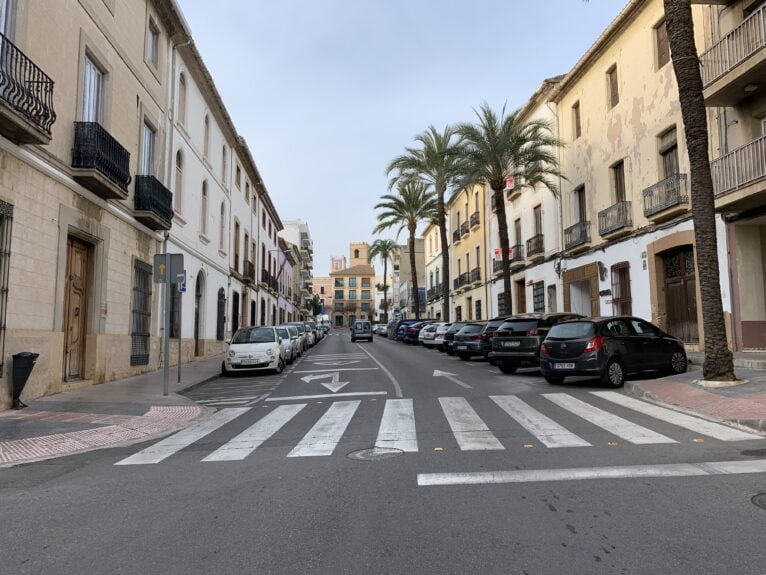 Actual Avenida Alicante, antigua calle Alfonso XII