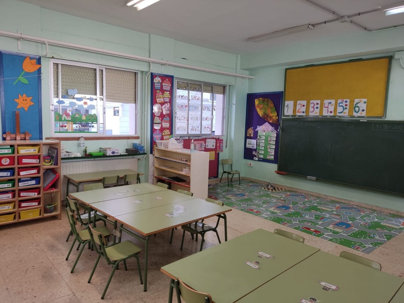 Aula del CEIP Mediterrània