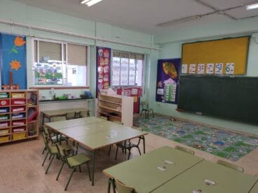 Aula del CEIP Mediterrània