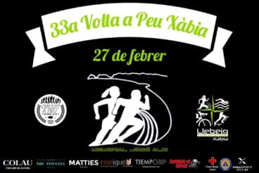 Cartel de la 33 Volta a Peu Xàbia