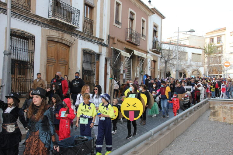 Desfile infantil de Carnaval 2022 en Xàbia