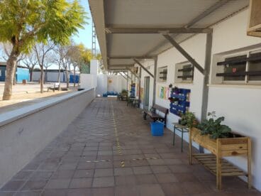 Entrada a las aulas de infantil