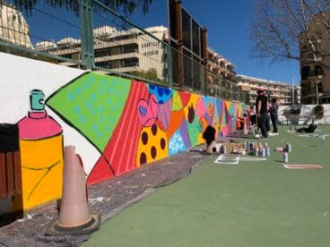 Mural del proyecto Cuinnovart del CEIP Port de Xàbia
