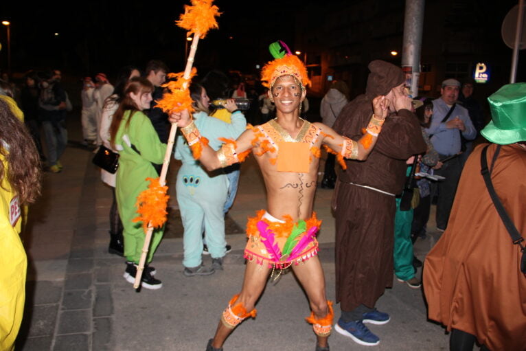 Participante en el desfile de Carnaval Xàbia 2022