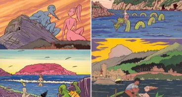 Postales de Xàbia hechas por El Persa