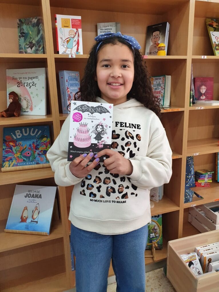 Sofía Lenis con su lectura