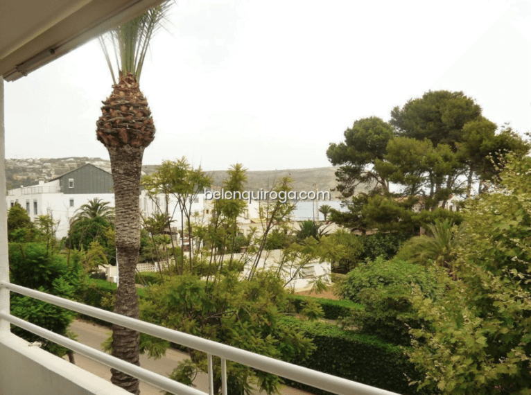 Vistas al mar desde la terraza del apartamento de Belén Quiroga