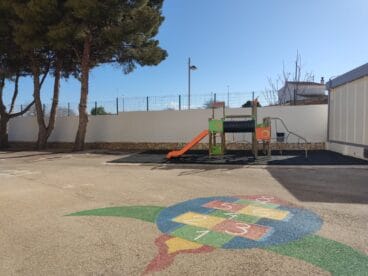 Zona de juegos de los alumnos de Primaria