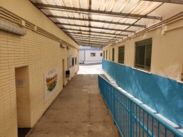 Zona exterior del centro