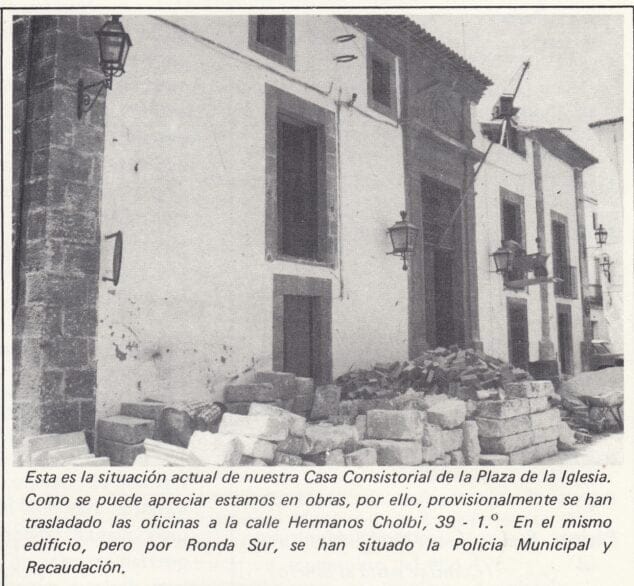 Imagen: Ayuntamiento de Jávea en 1981