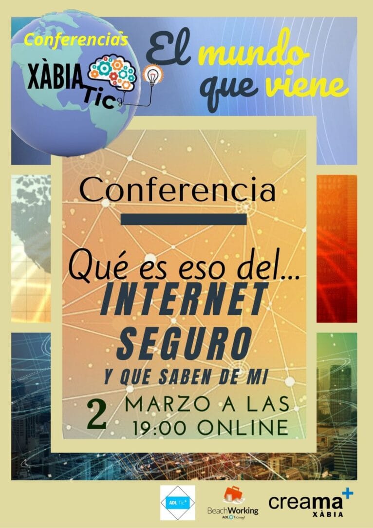 Cartel de la Charla XàbiaTIC