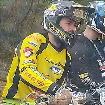 Cristóbal Cholbi durante la carrera