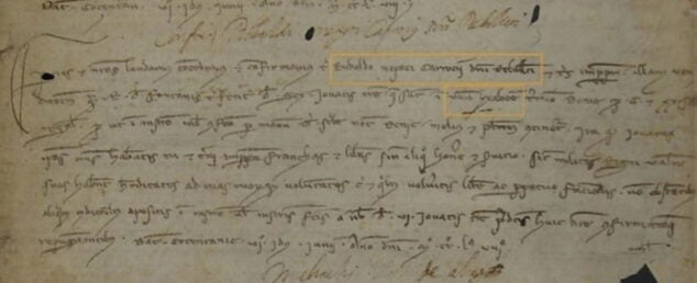 Imagen: Documento que refleja el nombre más antiguo otorgado a Jávea (Yxabee)