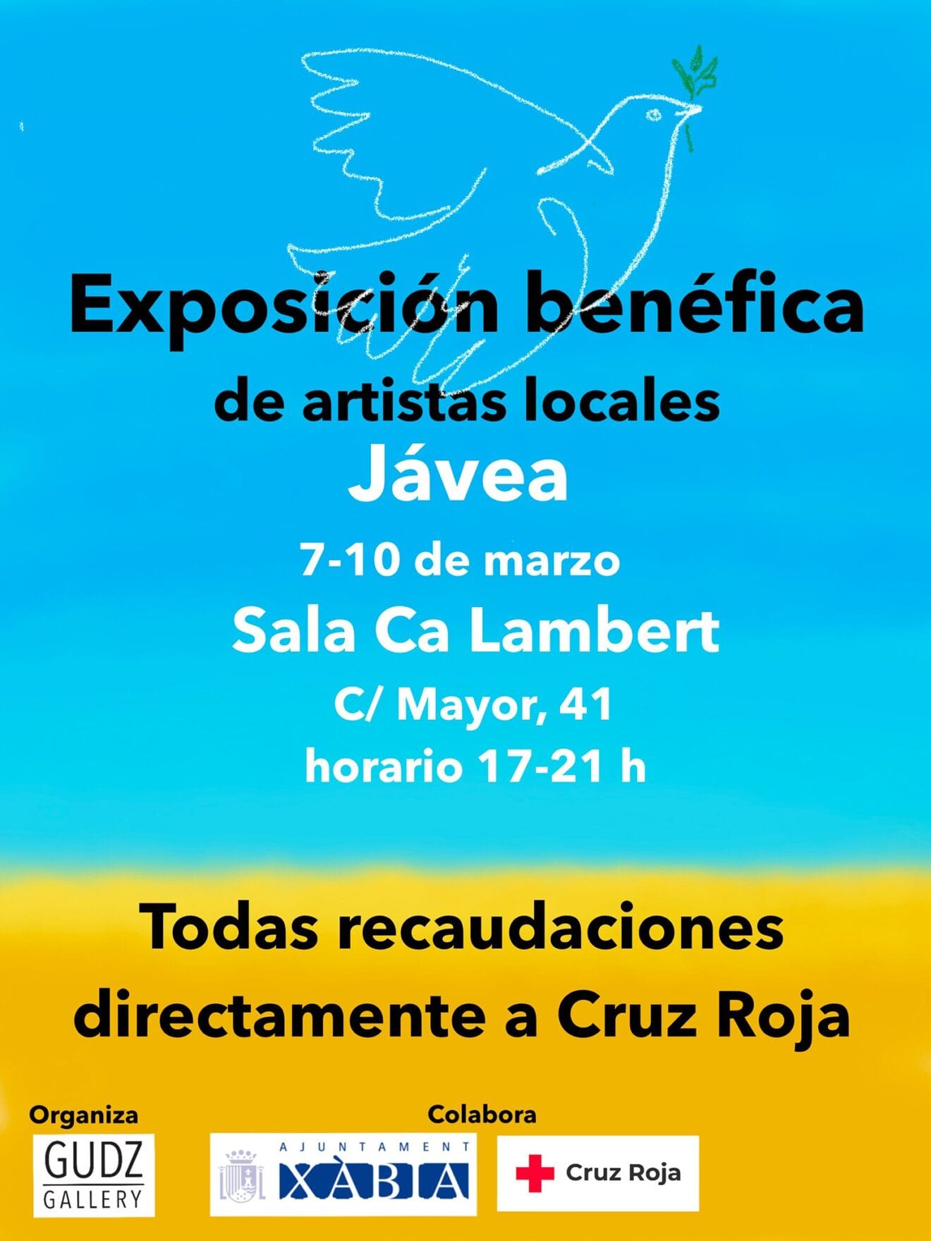 Exposición benéfica en Xàbia para Ucrania