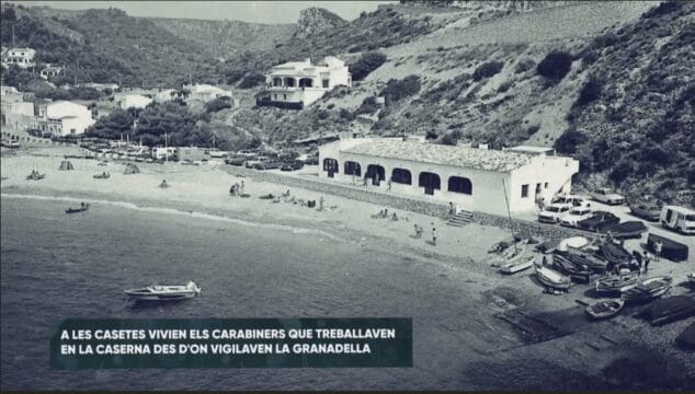 Imagen: Imagen antigua de la Cala de la Granadella
