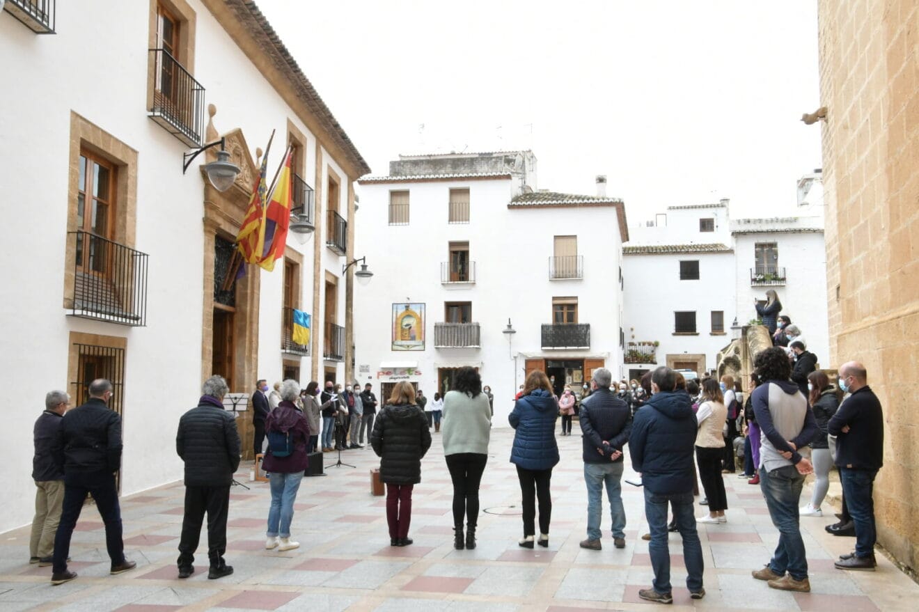Lectura del manifiesto por el 8M