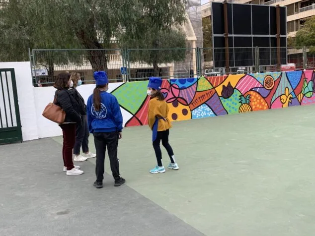 Imagen: Los alumnos muestran su trabajo dentro del proyecto Cuinnovart