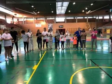Participantes en el seminario de artes marciales