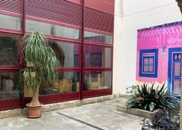 Patio interior del Centre d’Art Ca Lambert de Xàbia