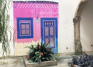 Patio interior del Centre d’Art Ca Lambert de Jávea