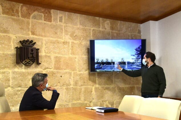 Imagen: Presentación del segundo Pabellón de Deportes de Xàbia
