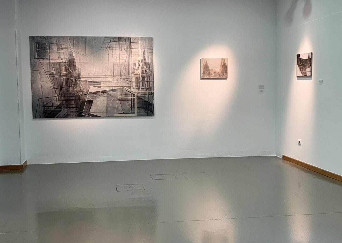 Una de las salas del Centre d'Art Ca Lambert en Xàbia