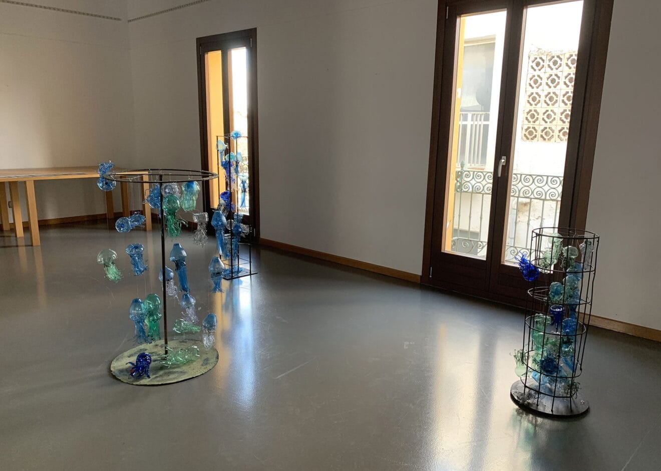 Sala de exposiciones en el Centre d'Art Ca Lambert de Jávea