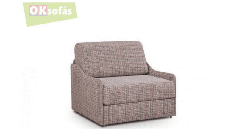 Sofá-cama de una plaza pequeño y práctico