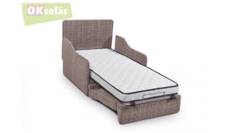 Sofá convertible en una cama individual