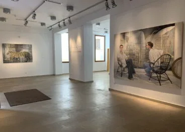 Vista general de una sala del Centre d’Art Ca Lambert en Jávea