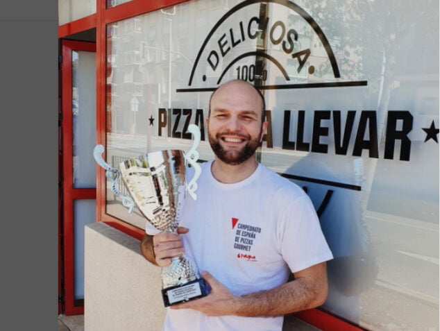 Imagen: Alessandro ha sido premiado con el I premio en el Campeonato de España de Pizzas Gourmet