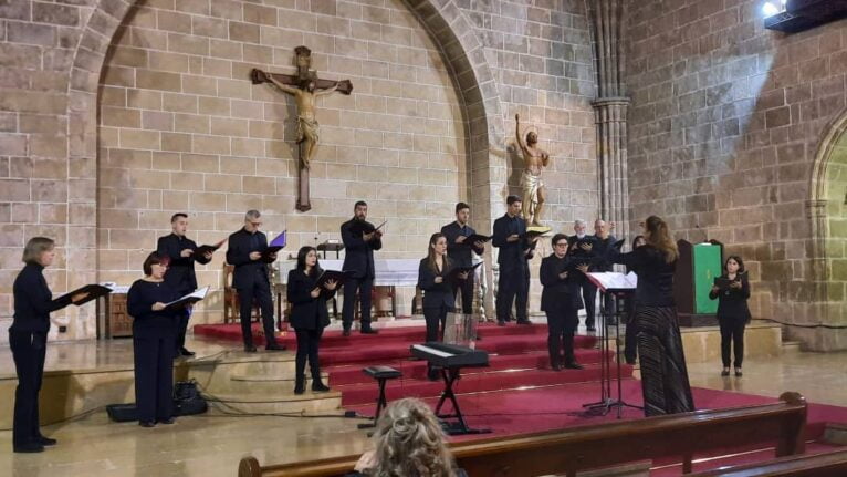Ars Nova en un concierto en la Iglesia de San Bartolomé